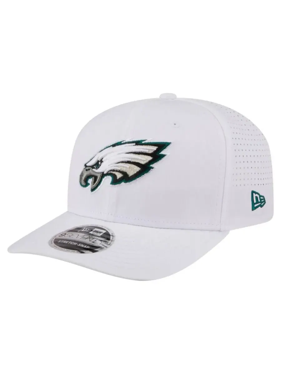 Кепка с вышитым логотипом Philadelphia Eagles, модель Name Plate 9SEVENTY New Era — изображение 1 из 7, белый