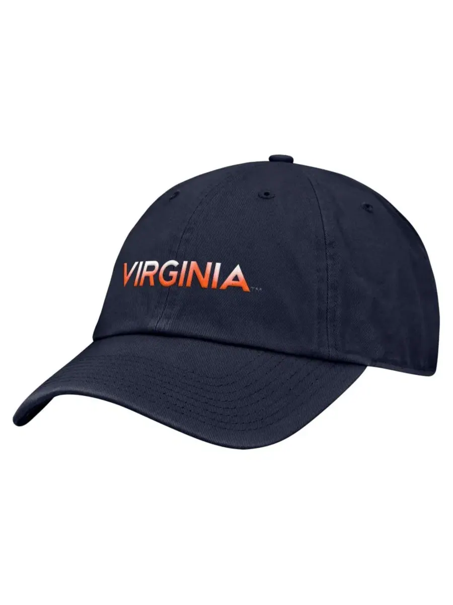 Бейсболка с вышивкой Virginia Cavaliers Nike — изображение 1 из 3, темно-синий