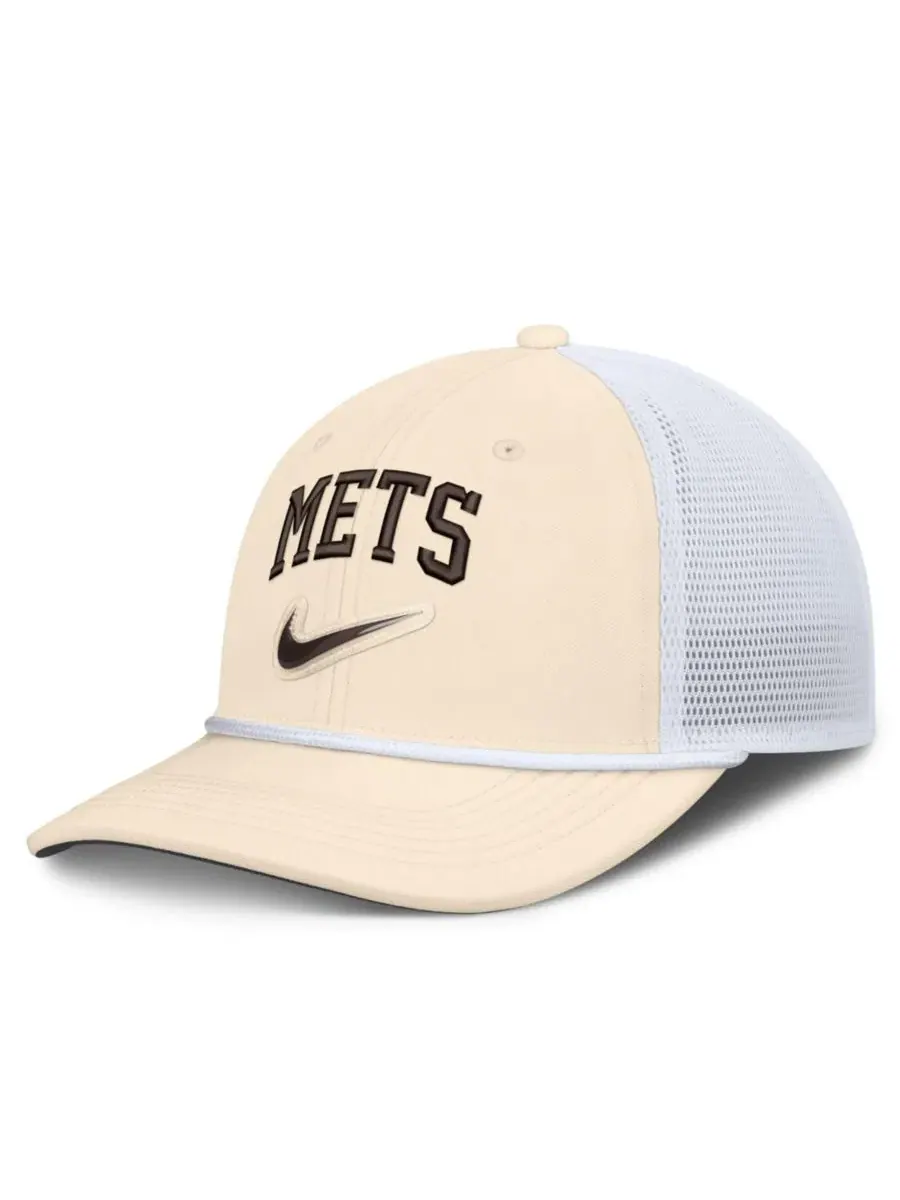Кепка Nike Rise Dri-FIT Trucker Adjustable Hat — изображение 1 из 4, натуральный белый