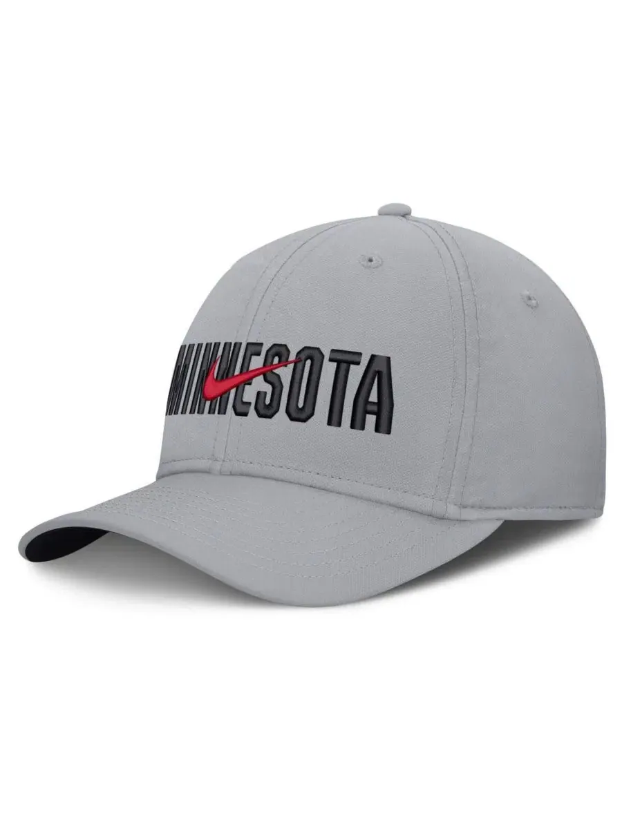 Мужская серая кепка Minnesota Twins Primetime Dri-FIT Rise Bozz Flex Nike — изображение 1 из 4, серый