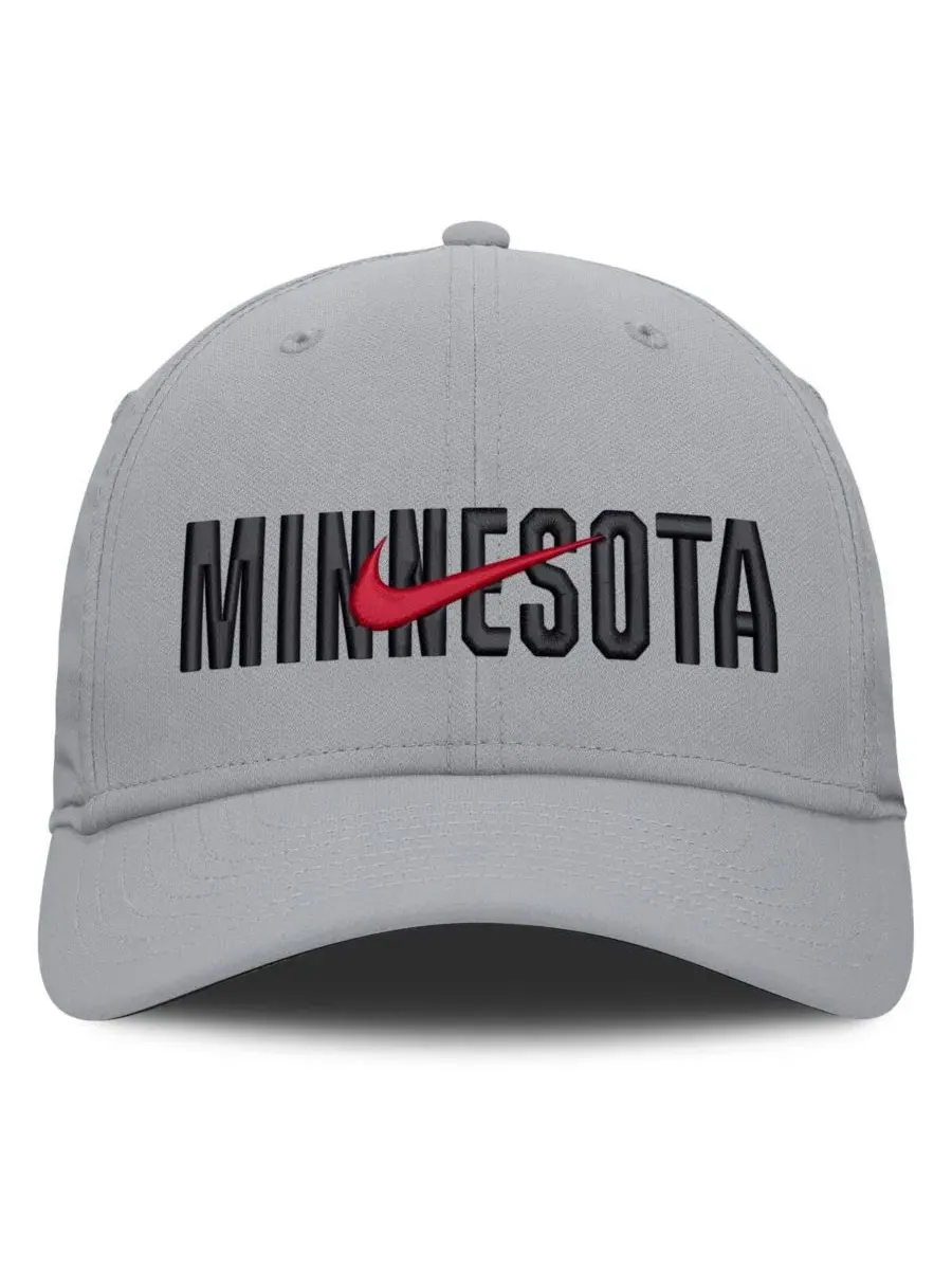 Мужская серая кепка Minnesota Twins Primetime Dri-FIT Rise Bozz Flex Nike — изображение 2 из 4, серый