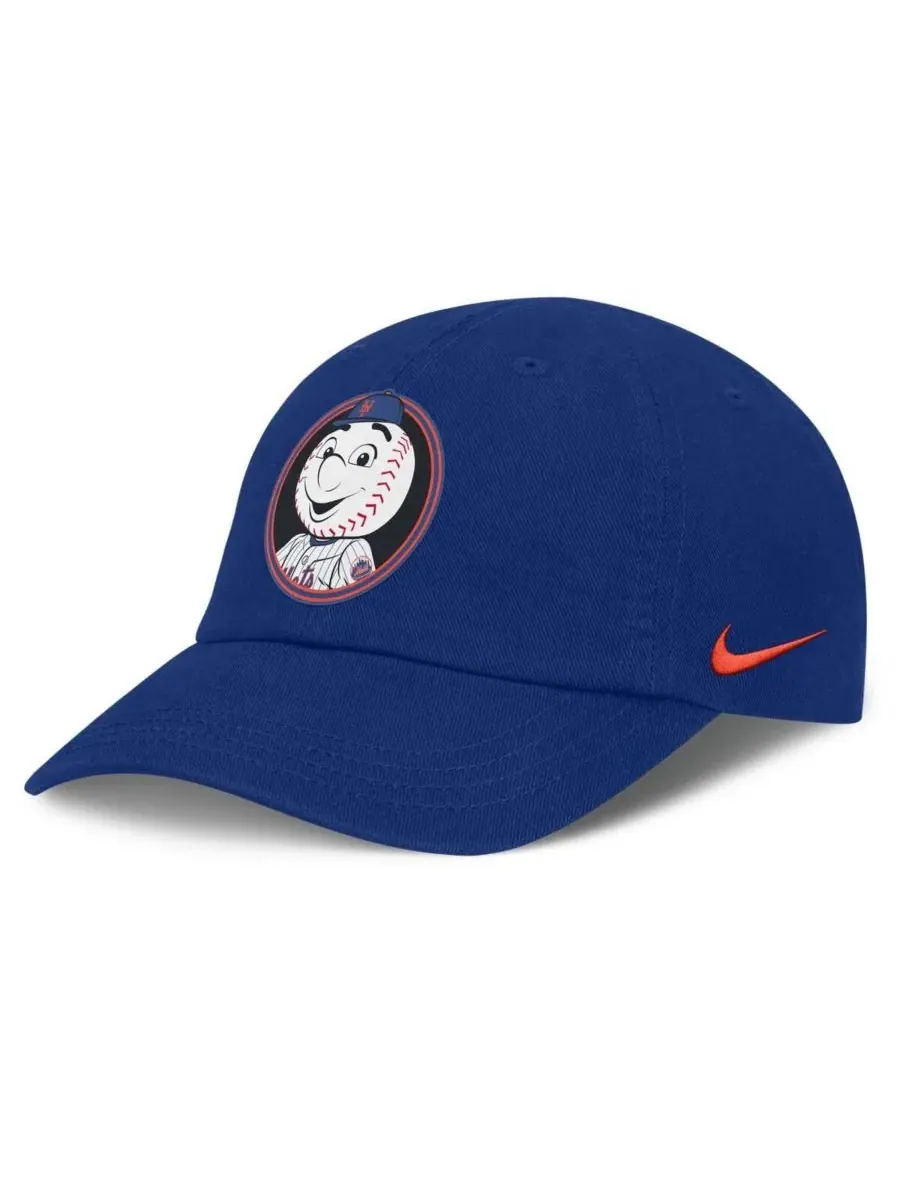 Детская бейсболка Royal New York Mets Mascot Club Flex Hat для мальчиков и девочек Nike — изображение 1 из 4, королевский