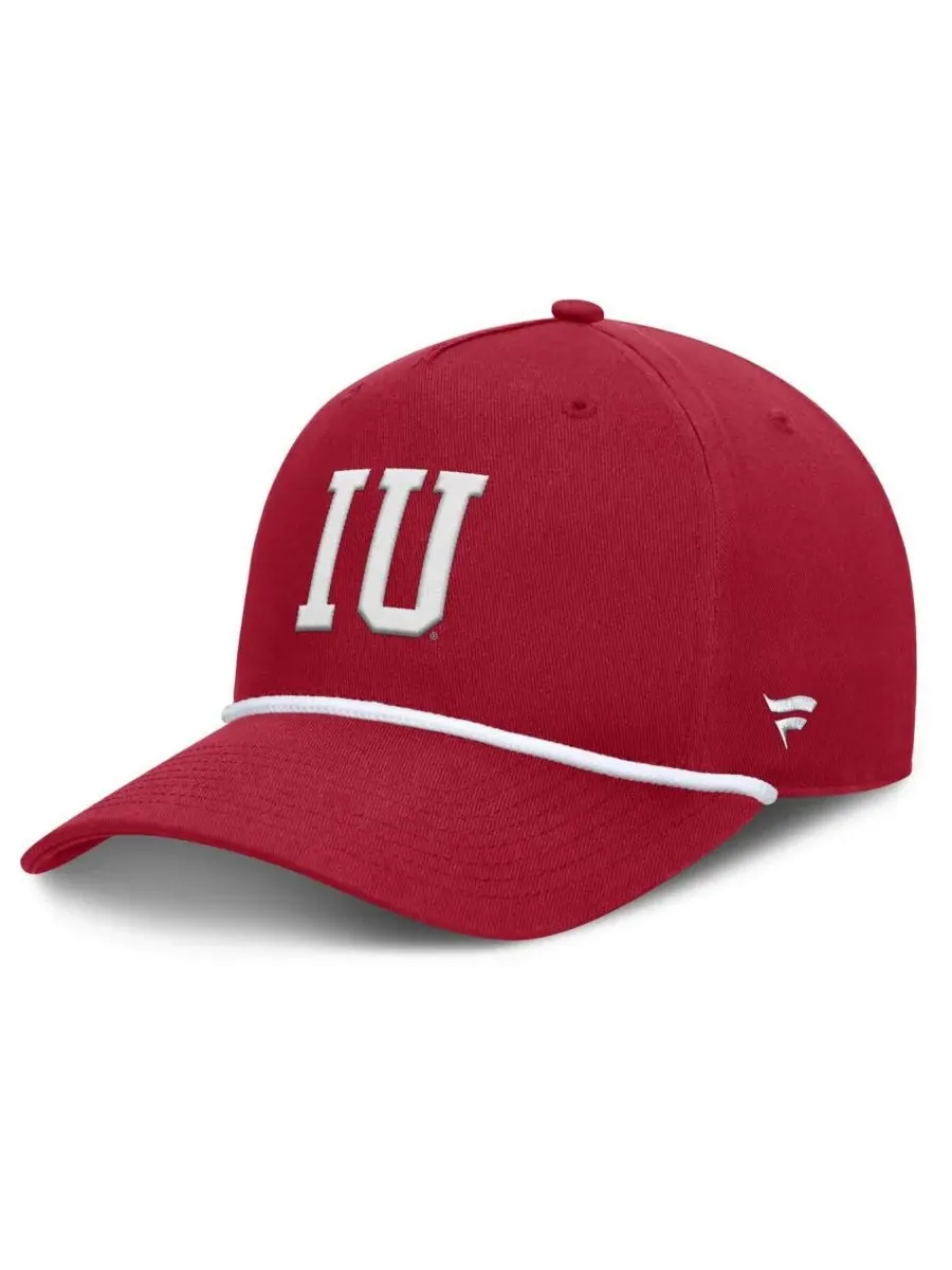 Fanatics Мужская регулируемая бейсболка с символикой команды Indiana Hoosiers цвета «багровый» — изображение 1 из 4, красный