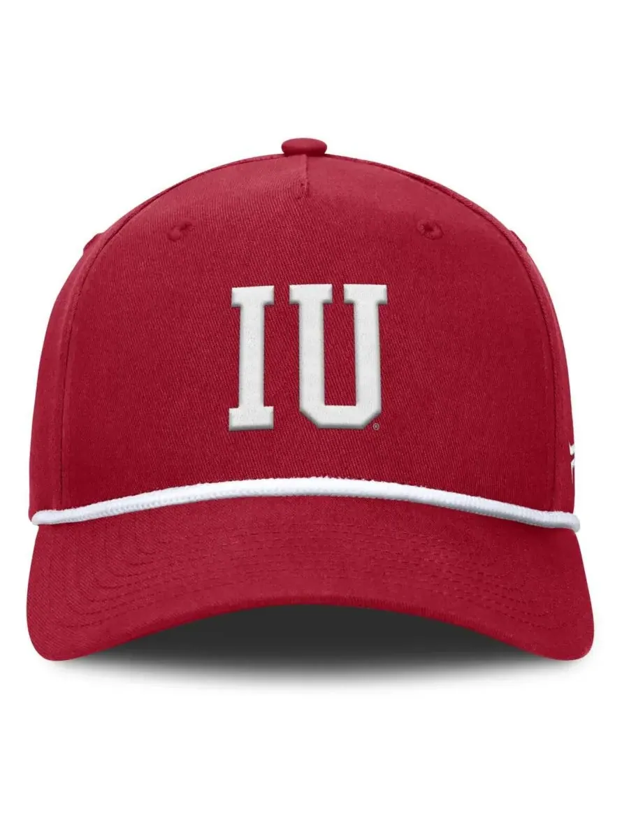 Fanatics Мужская регулируемая бейсболка с символикой команды Indiana Hoosiers цвета «багровый» — изображение 3 из 4, красный