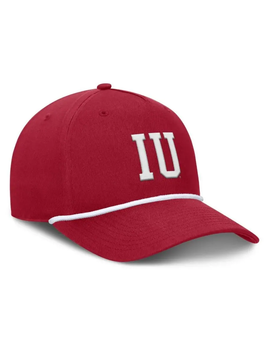 Fanatics Мужская регулируемая бейсболка с символикой команды Indiana Hoosiers цвета «багровый» — изображение 4 из 4, красный