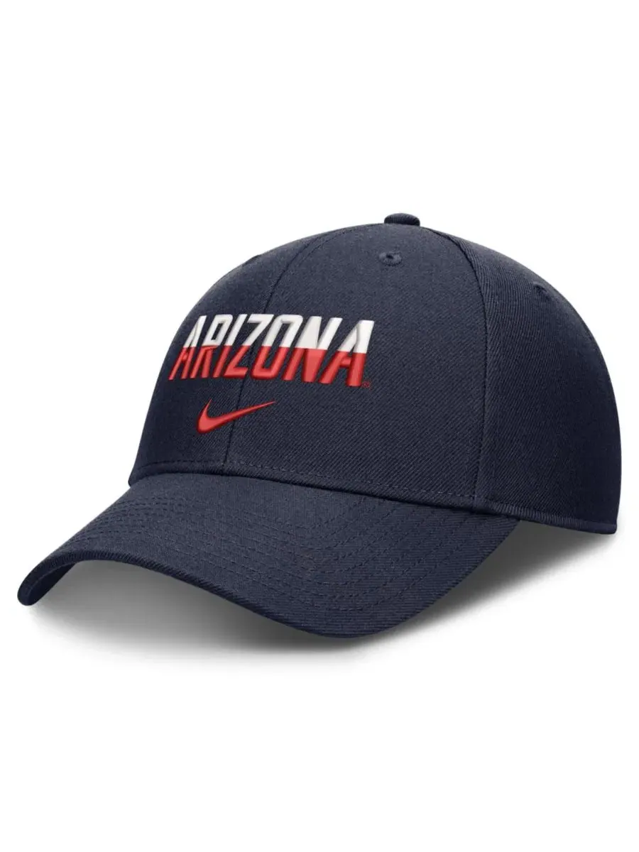 Кепка с вышивкой Arizona Wildcats Nike — изображение 1 из 4, темно-синий