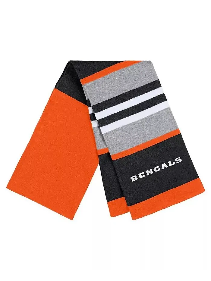 Женский комплект из перчаток и шарфа в полоску Cincinnati Bengals Wear By Erin Andrews — изображение 3 из 3, оранжевый
