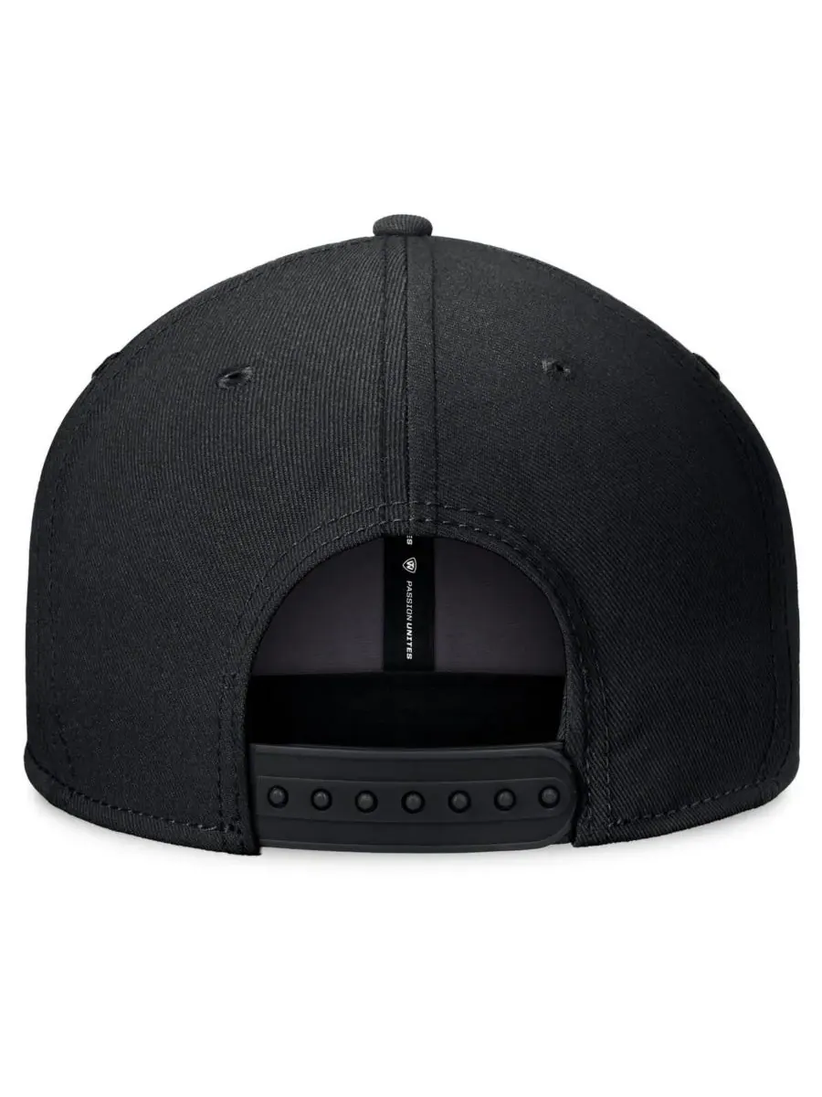Top of the World Мужская черная бейсболка Iowa Hawkeyes Fundamental Snapback — изображение 2 из 4, черный