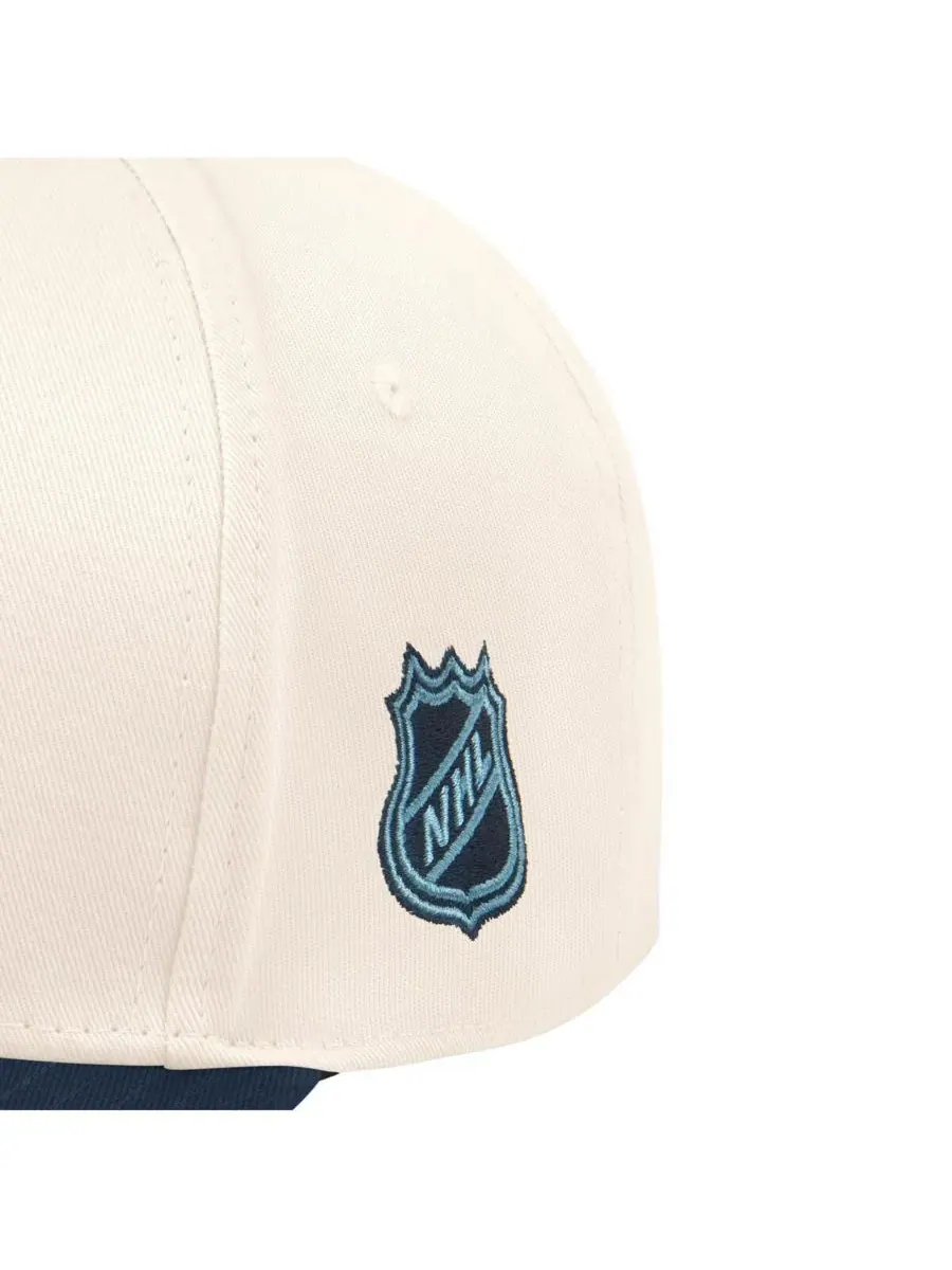 Starter Мужская кепка New York Rangers Blue Wave Classic с регулируемым размером — изображение 3 из 4, кремовый темно-синий