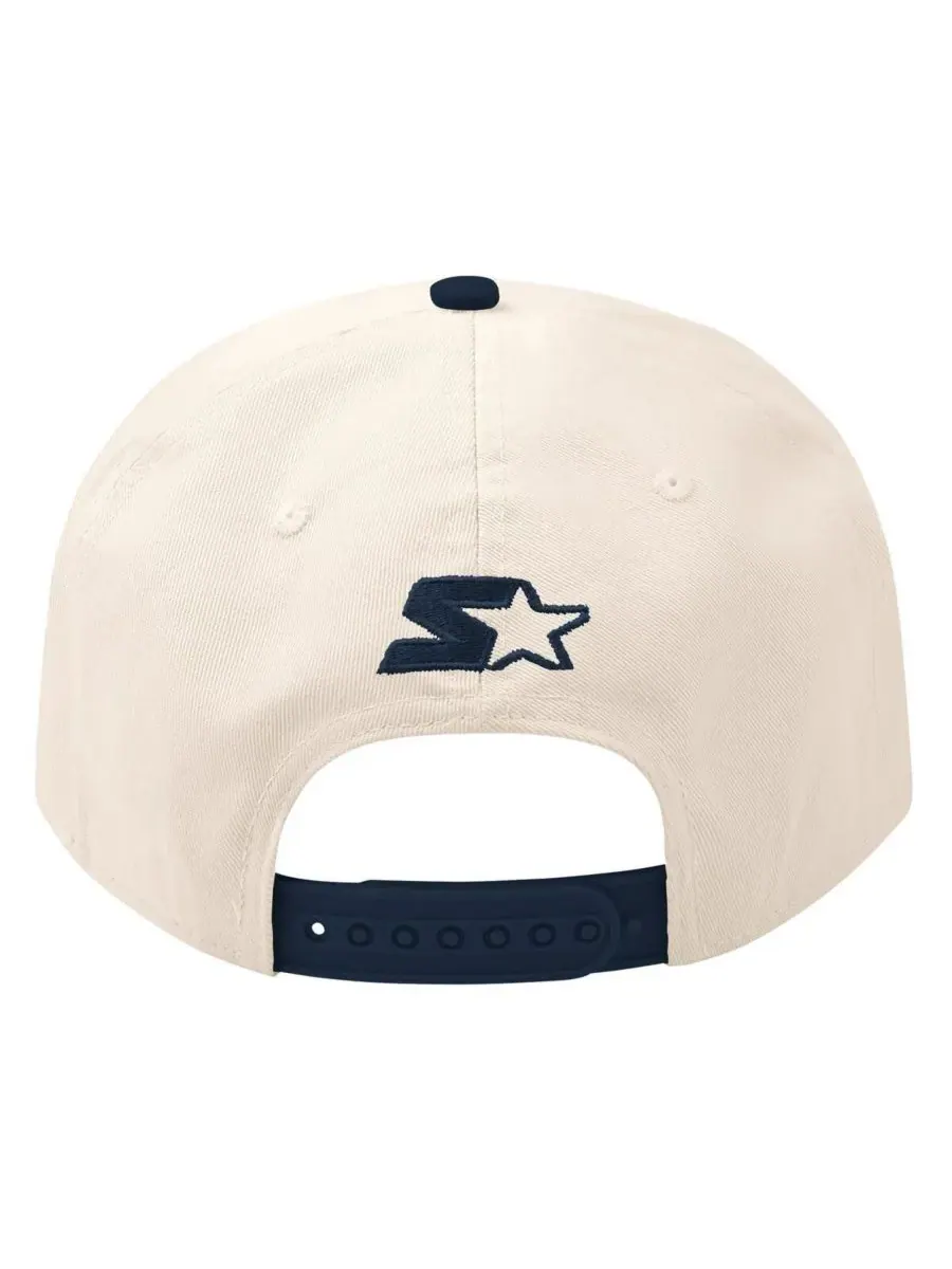 Starter Мужская кепка New York Rangers Blue Wave Classic с регулируемым размером — изображение 4 из 4, кремовый темно-синий