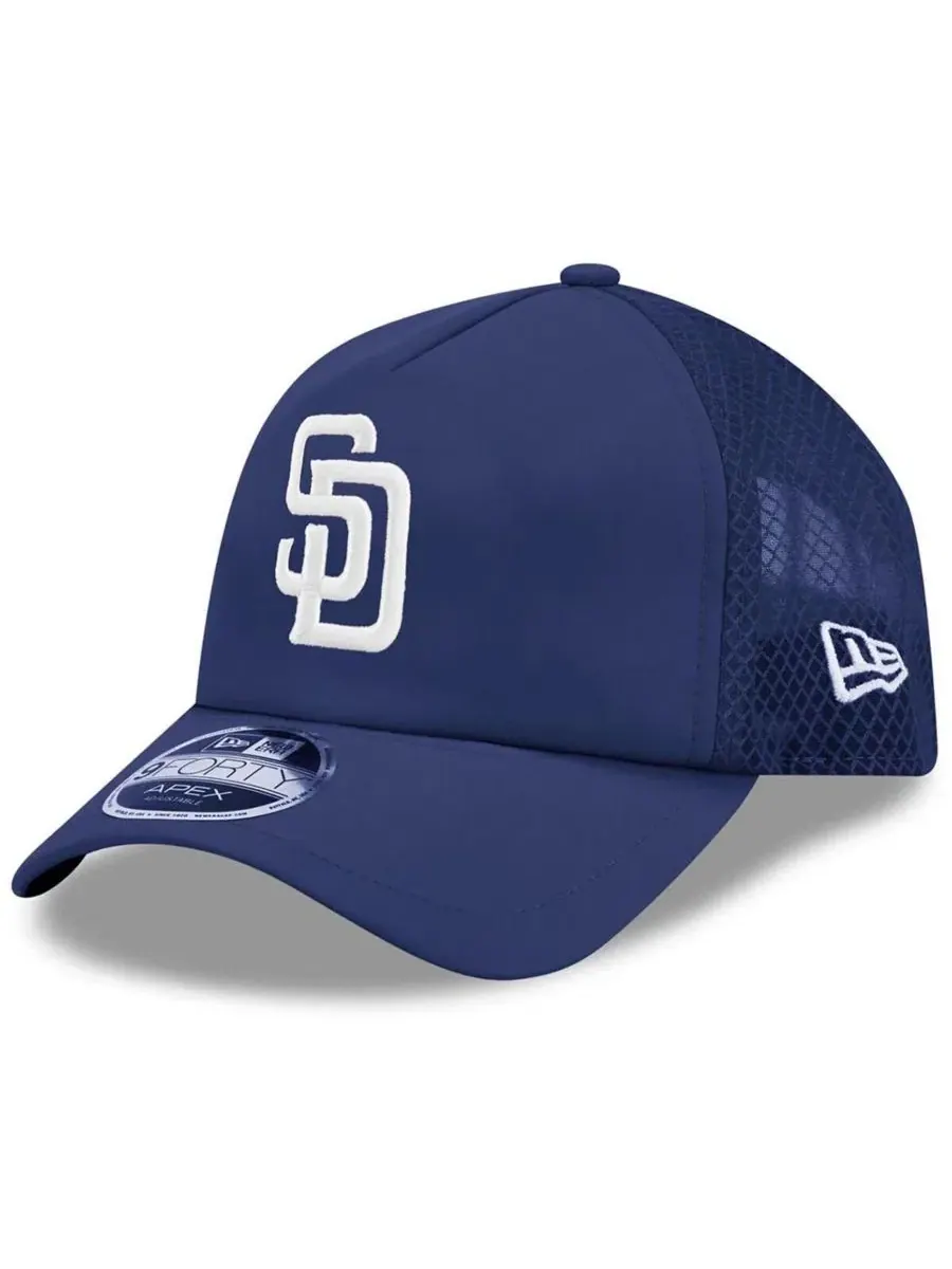 Кепка New Era с вышитым логотипом San Diego Padres — изображение 1 из 4, темно-синий