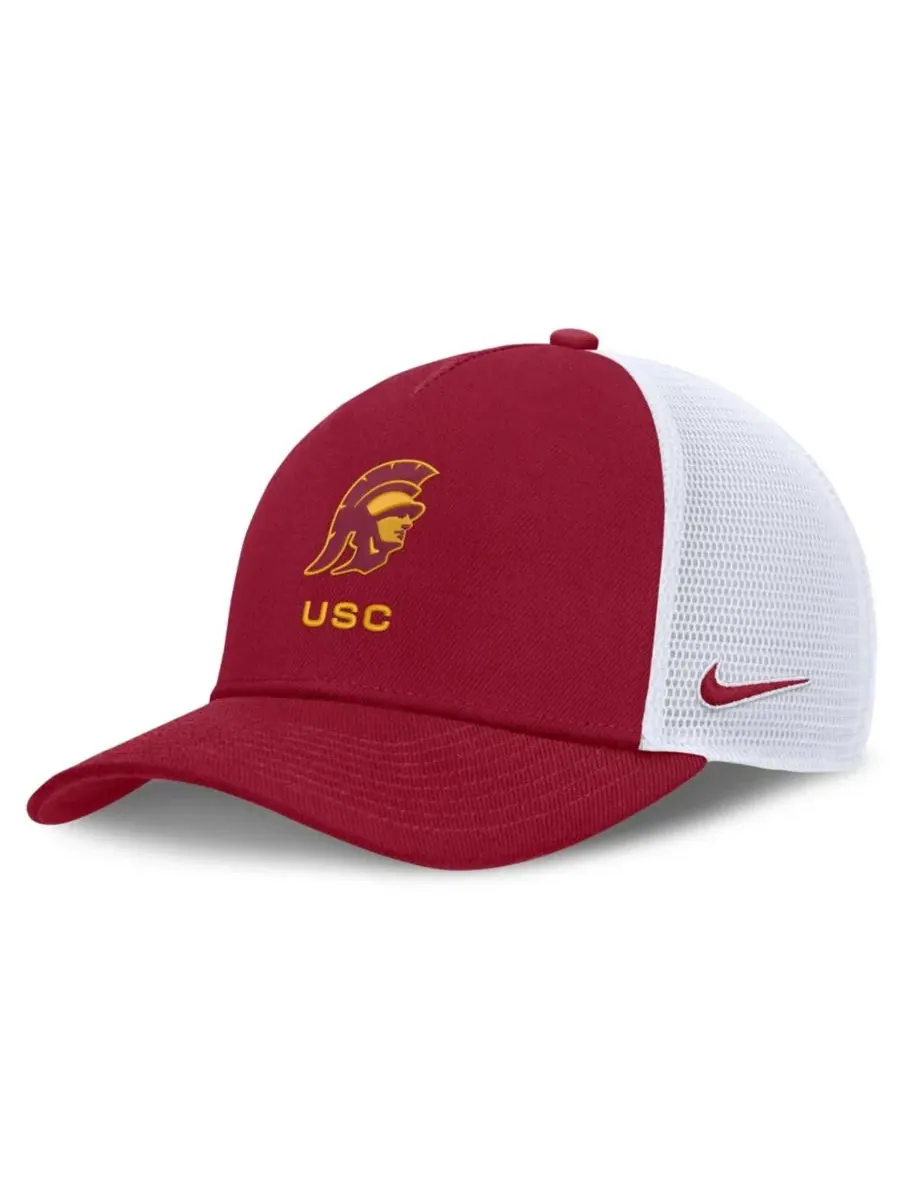 Кепка-тракер с вышивкой USC Trojans Nike — изображение 1 из 4, белый