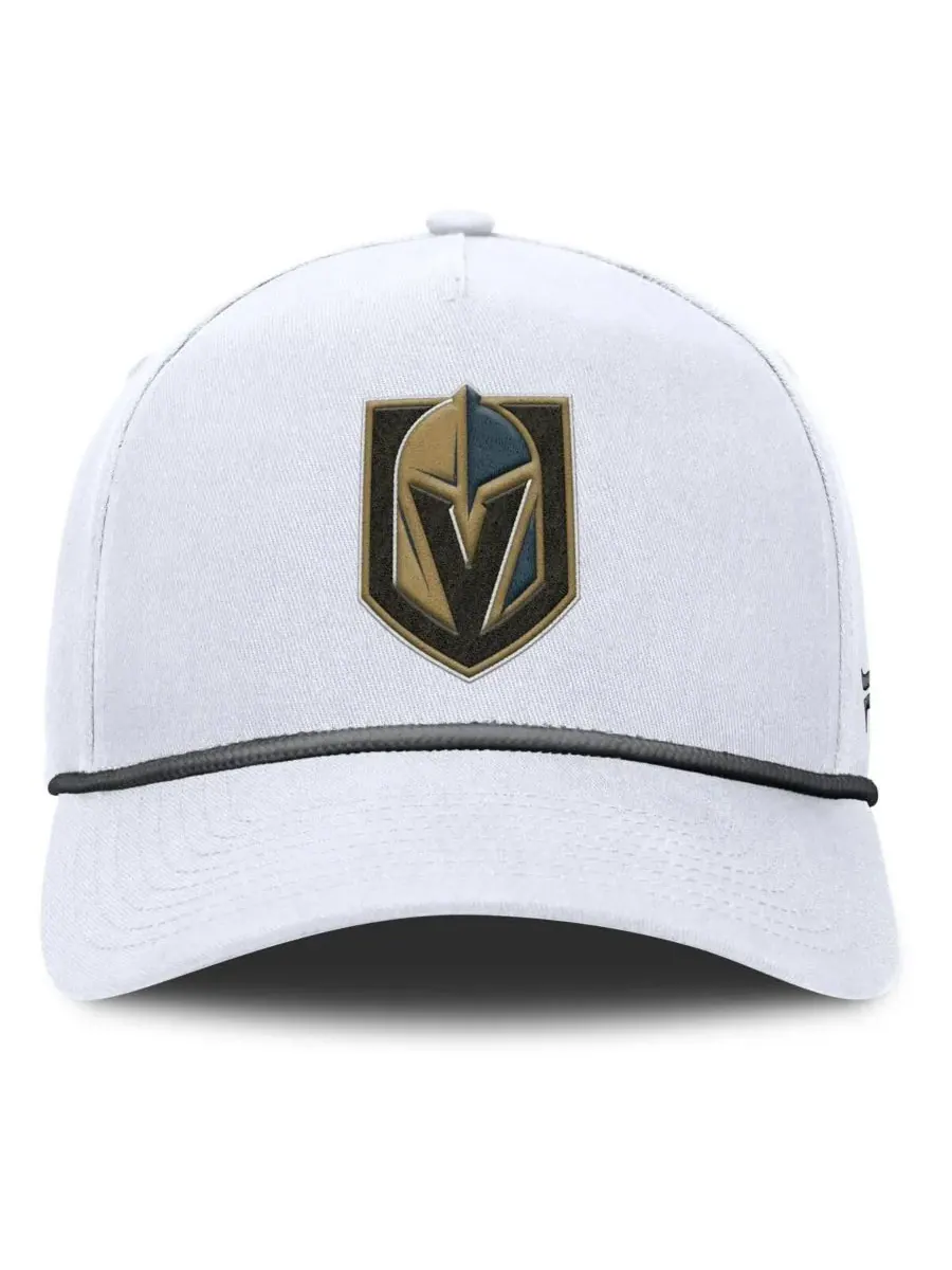 Fanatics Мужская белая регулируемая кепка Vegas Golden Knights Rope A-Frame — изображение 2 из 4, белый