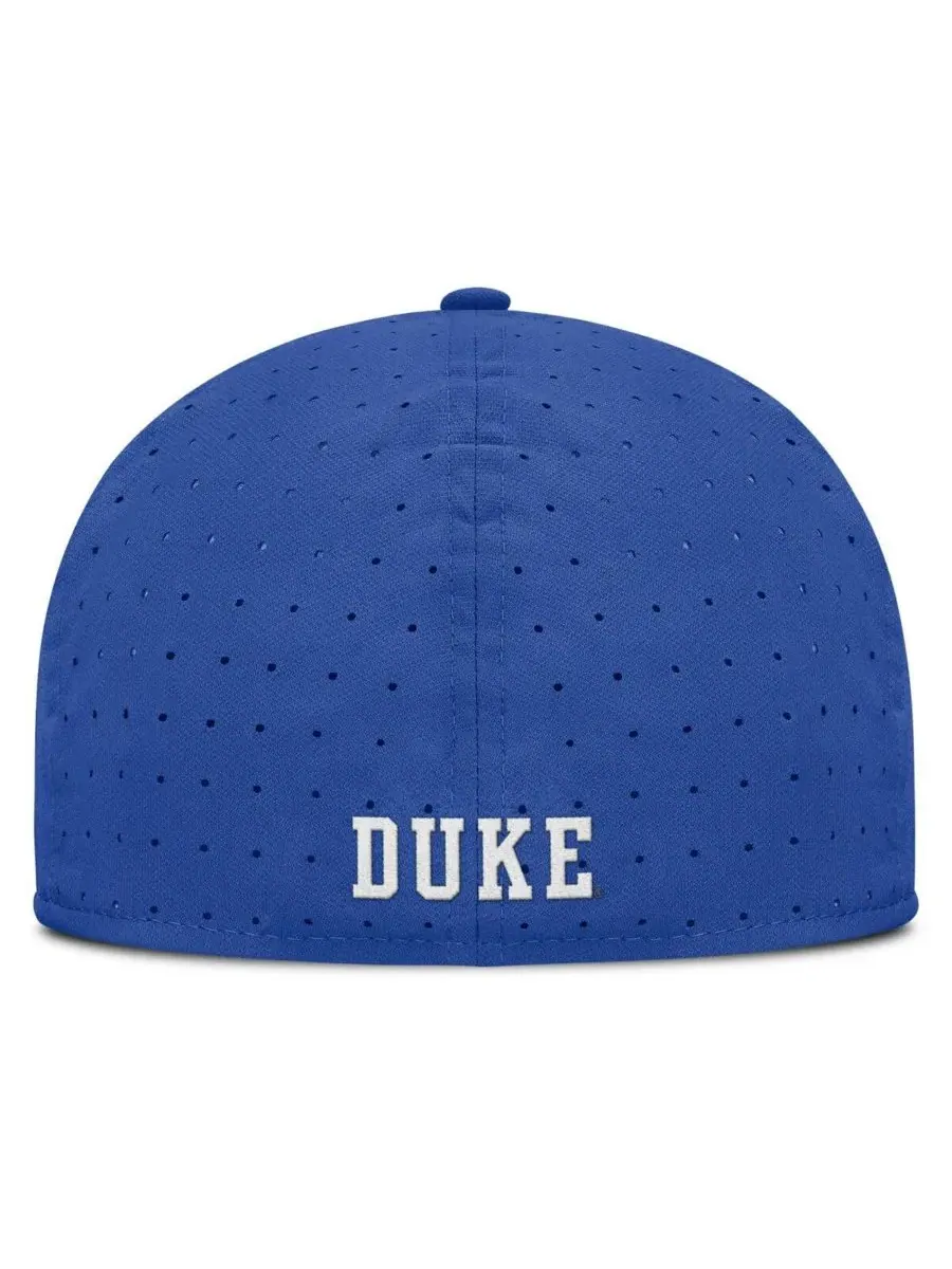 Nike Мужская бейсболка Royal Duke Blue Devils On-Field Dugout True Performance Fitted Hat — изображение 2 из 5, королевский