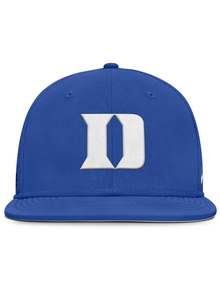 Nike Мужская бейсболка Royal Duke Blue Devils On-Field Dugout True Performance Fitted Hat — изображение 5 из 5, королевский