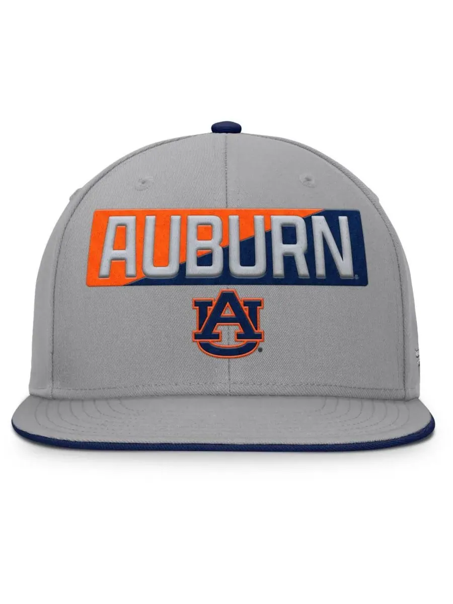 Fanatics Мужская серая бейсболка Auburn Tigers Duo Snapback — изображение 2 из 4, серый