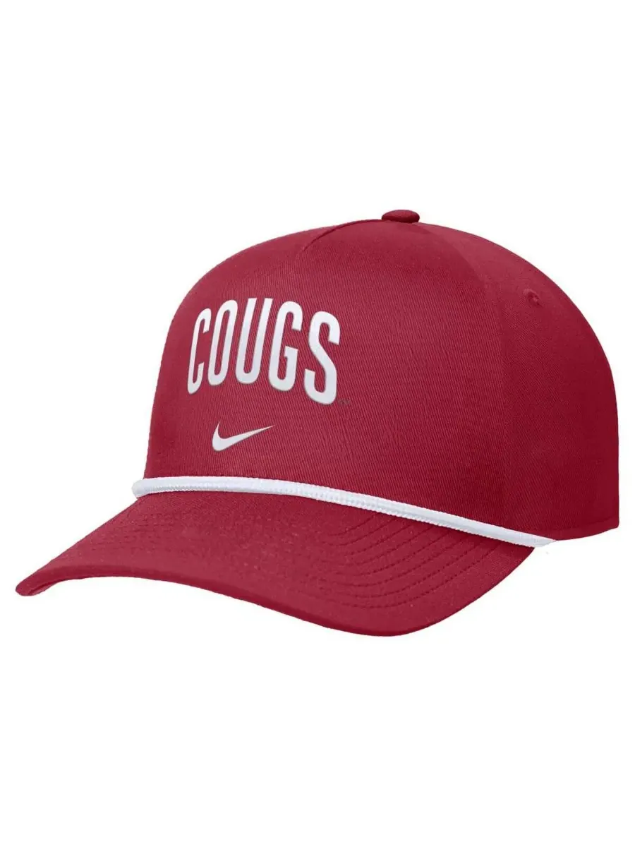 Nike Мужская регулируемая кепка Crimson Washington State Cougars — изображение 1 из 2, красный