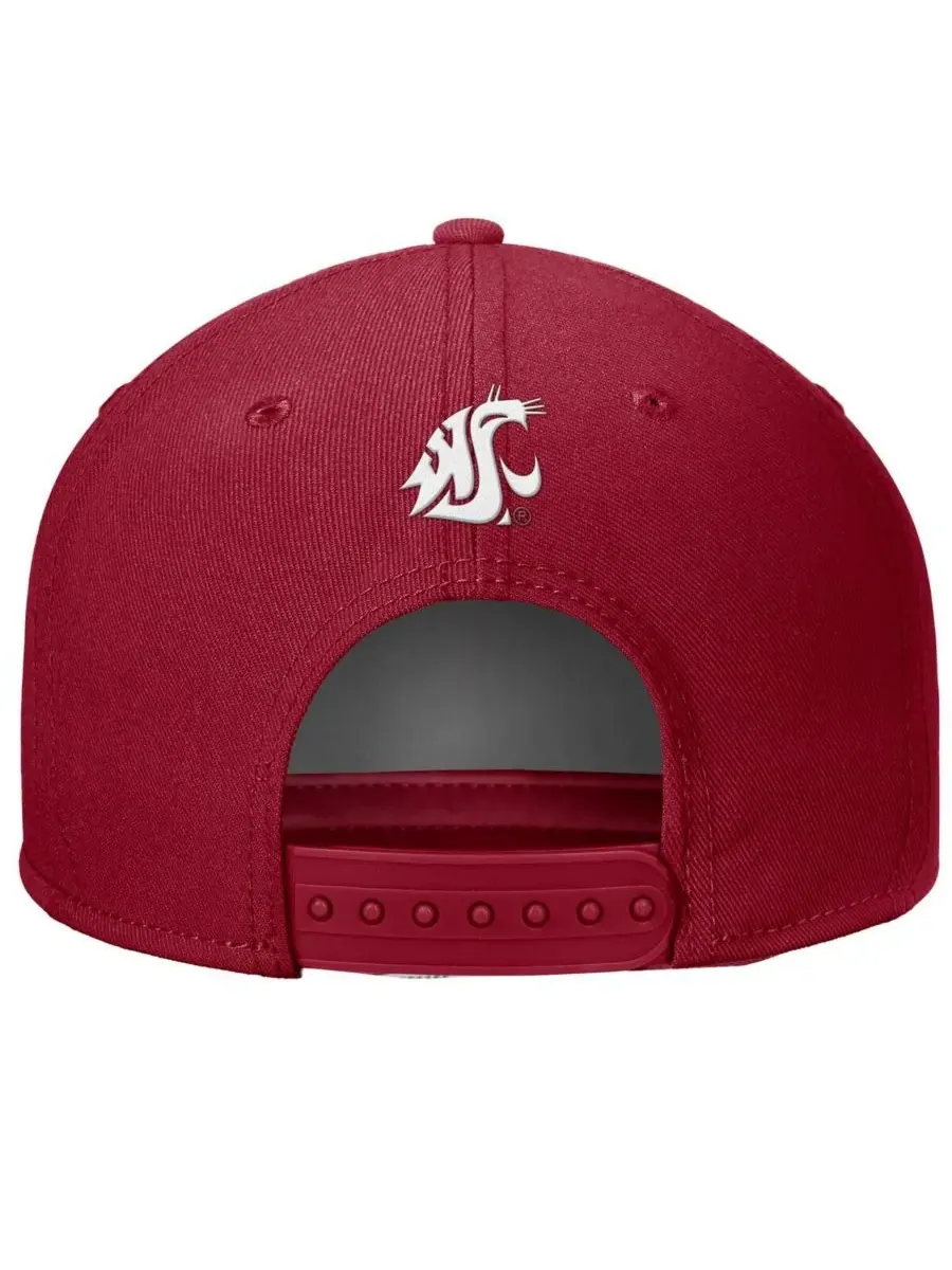 Nike Мужская регулируемая кепка Crimson Washington State Cougars — изображение 2 из 2, красный