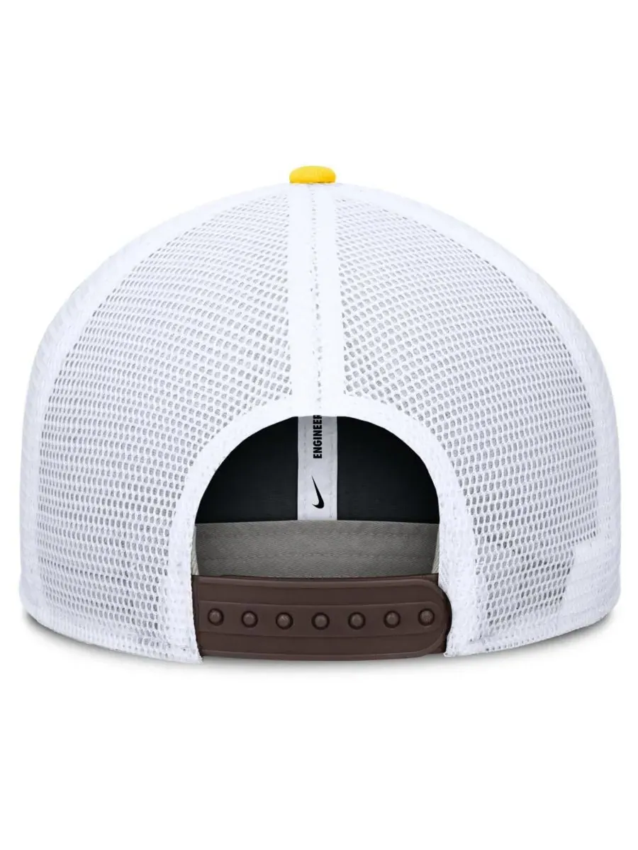 Nike Мужская коричневая бейсболка San Diego Padres Pro Trucker Snapback — изображение 4 из 4, коричневый