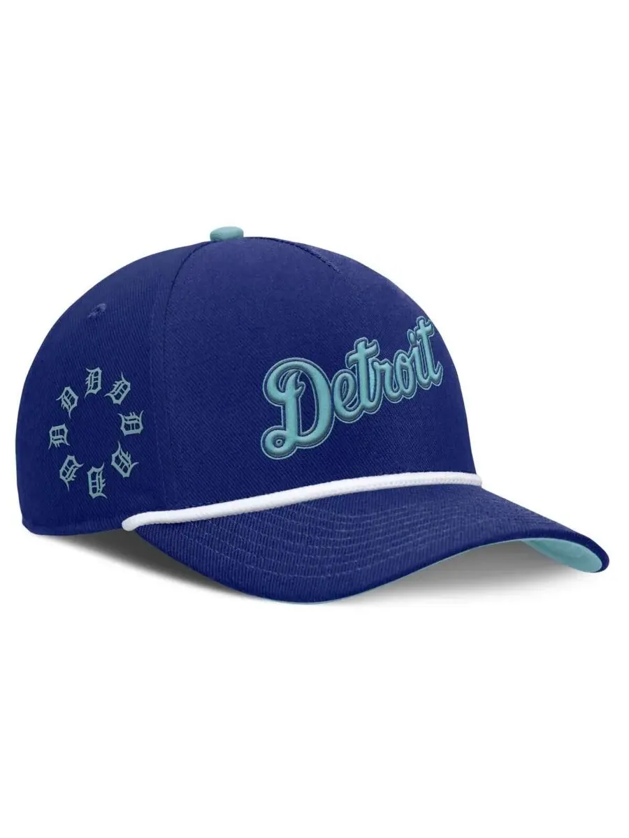 Мужская регулируемая бейсболка Royal Detroit Tigers ко Дню отца Nike — изображение 1 из 4, королевский