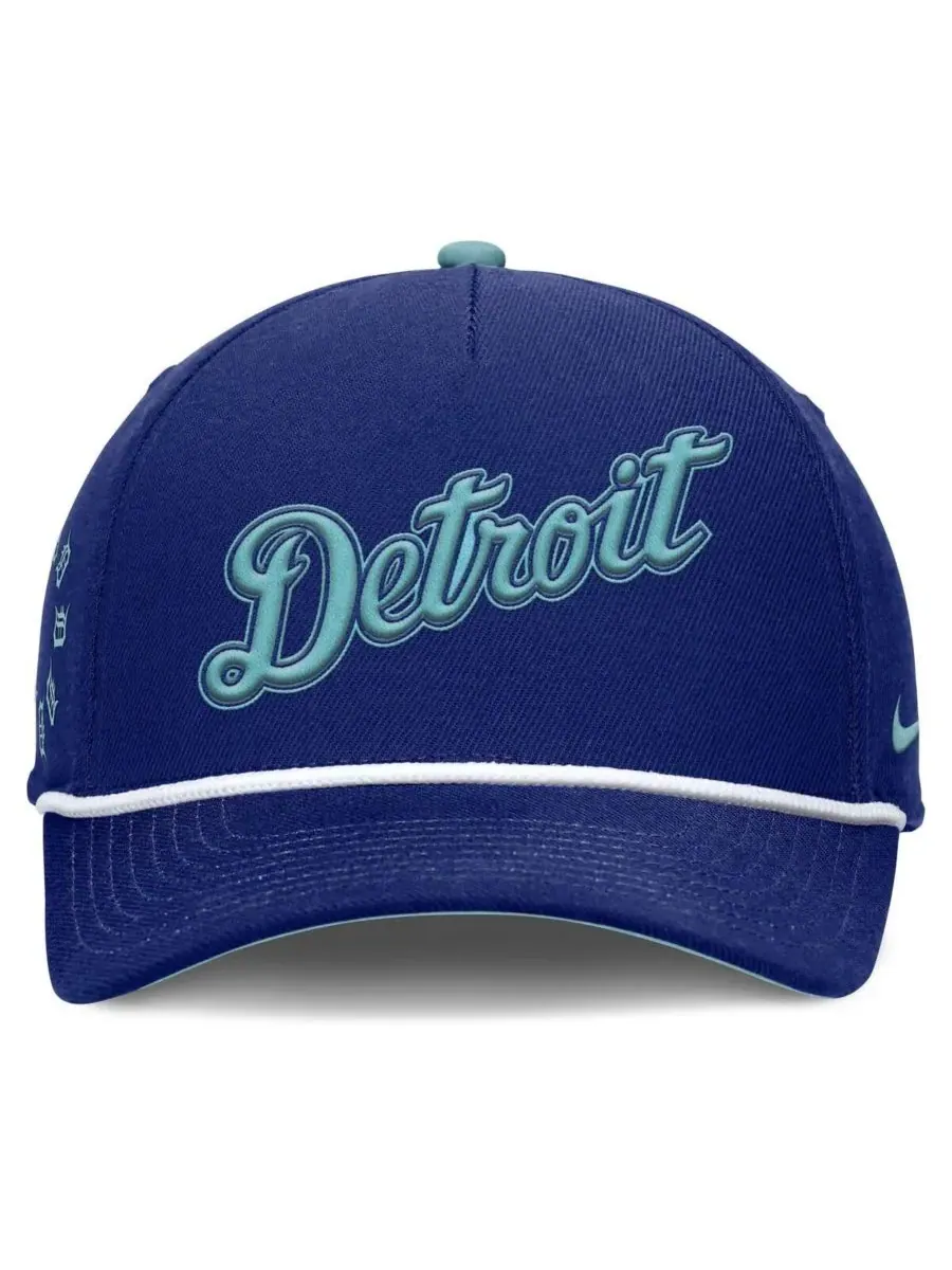 Мужская регулируемая бейсболка Royal Detroit Tigers ко Дню отца Nike — изображение 3 из 4, королевский