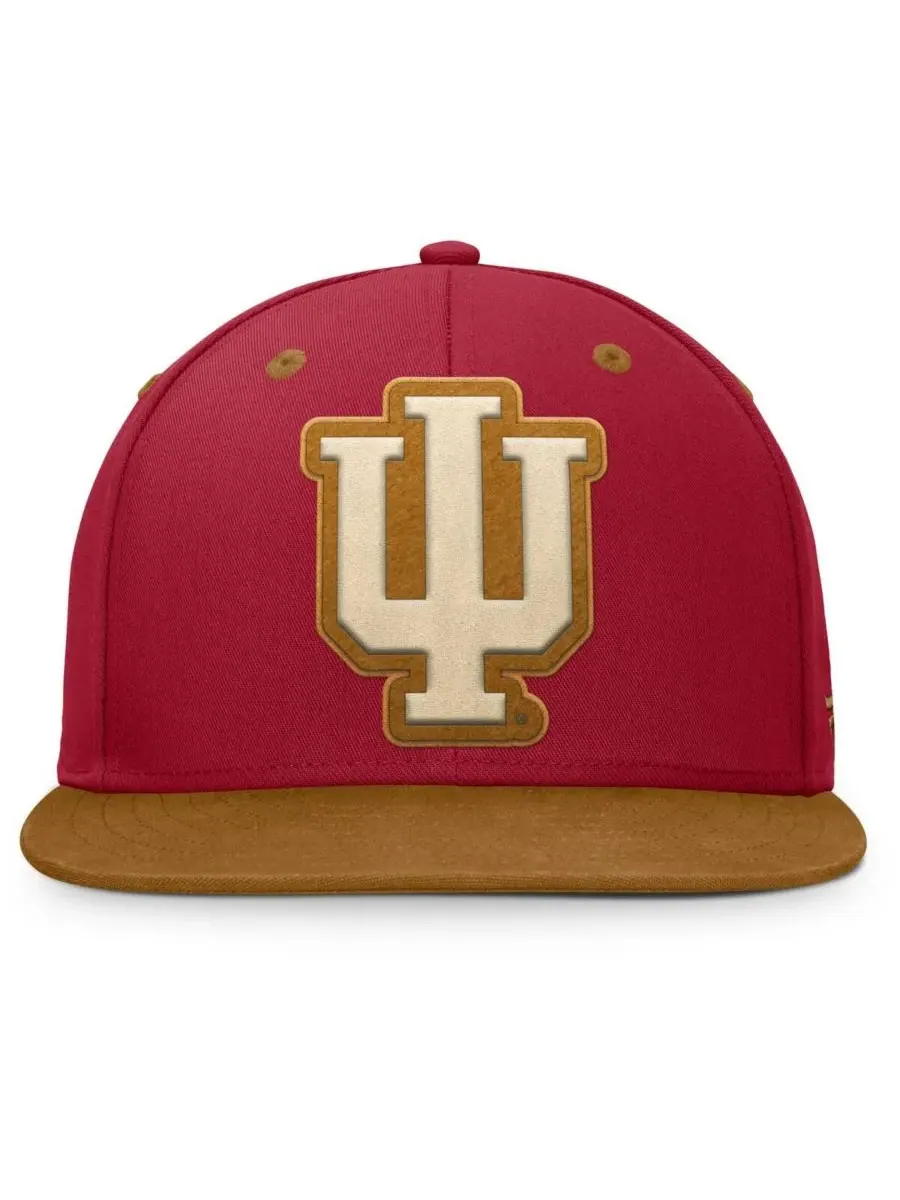 Fanatics Мужская кепка Indiana Hoosiers NoBo малиново-коричневого цвета — изображение 2 из 4, коричневый
