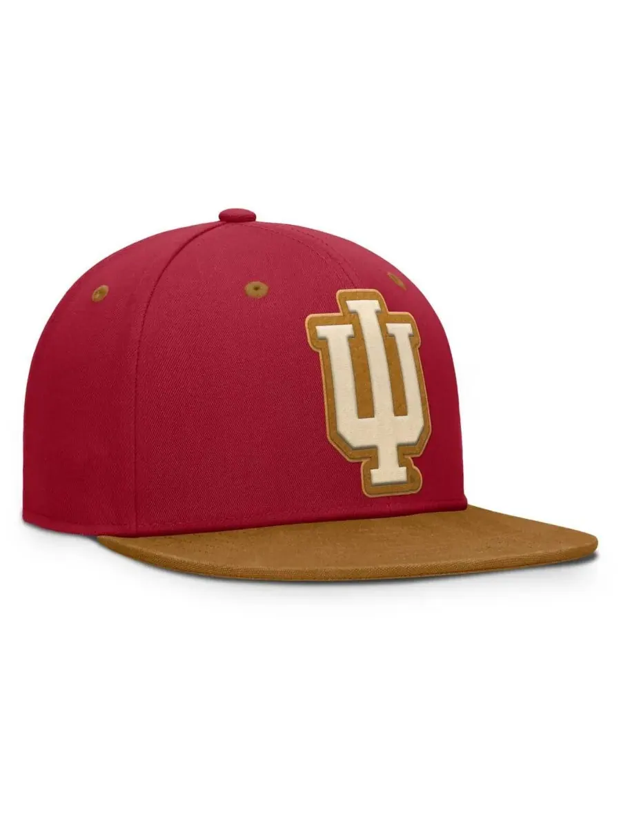 Fanatics Мужская кепка Indiana Hoosiers NoBo малиново-коричневого цвета — изображение 3 из 4, коричневый
