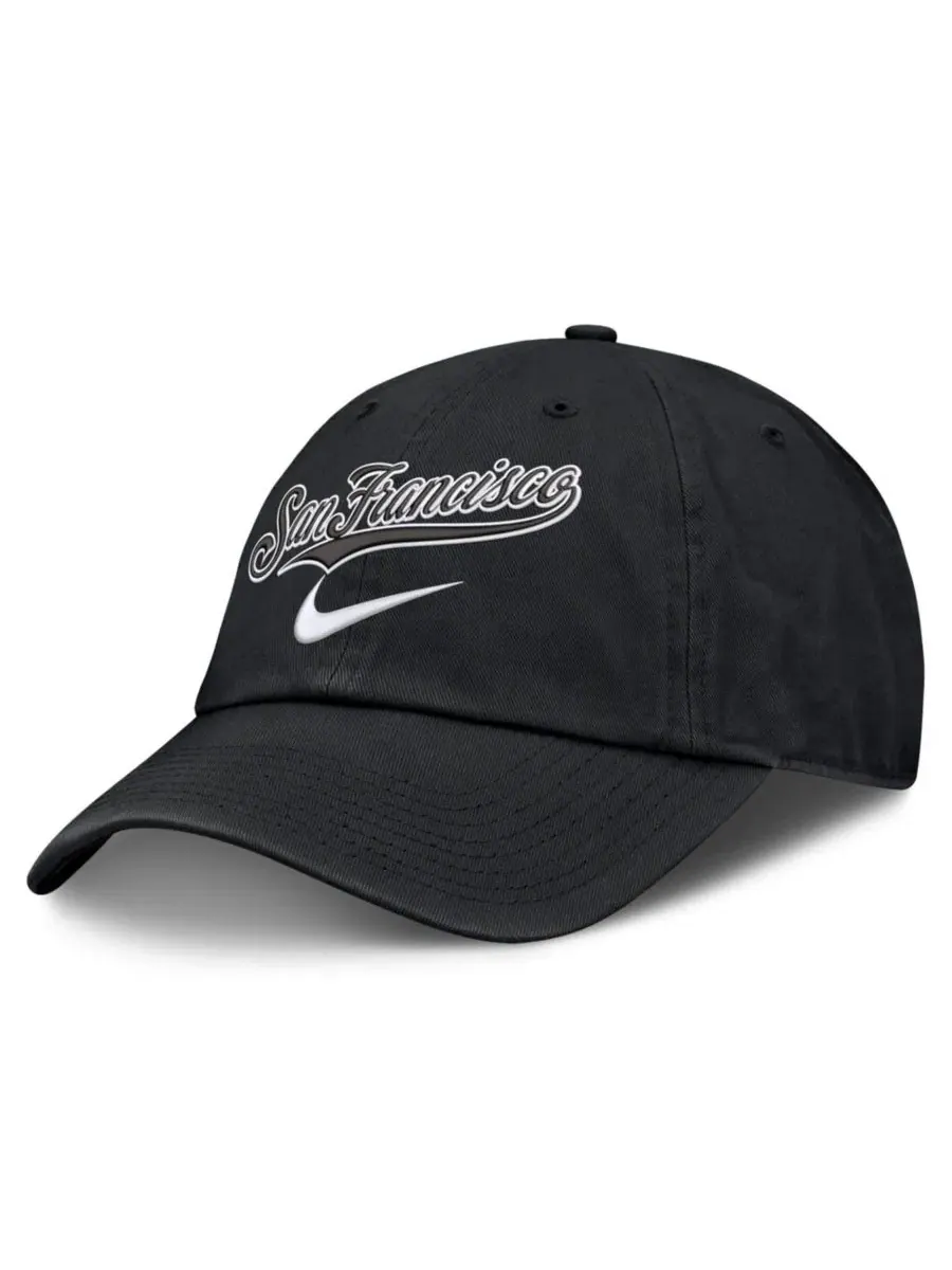 Кепка с вышивкой San Francisco Giants, с регулируемым ремешком Nike — изображение 1 из 4, черный