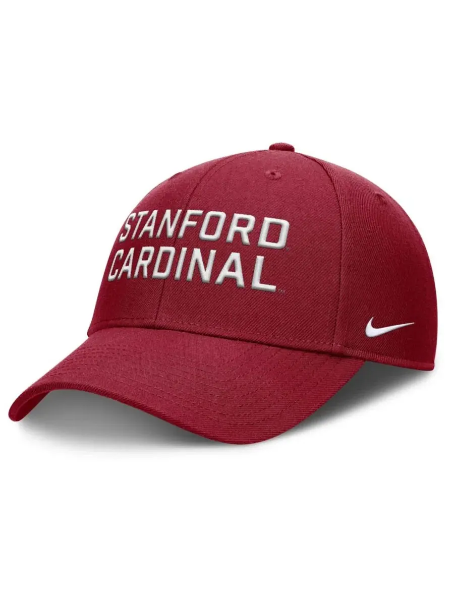 Бейсболка Nike Stanford Cardinal Sideline Rise Practice Adjustable — изображение 1 из 4, красный