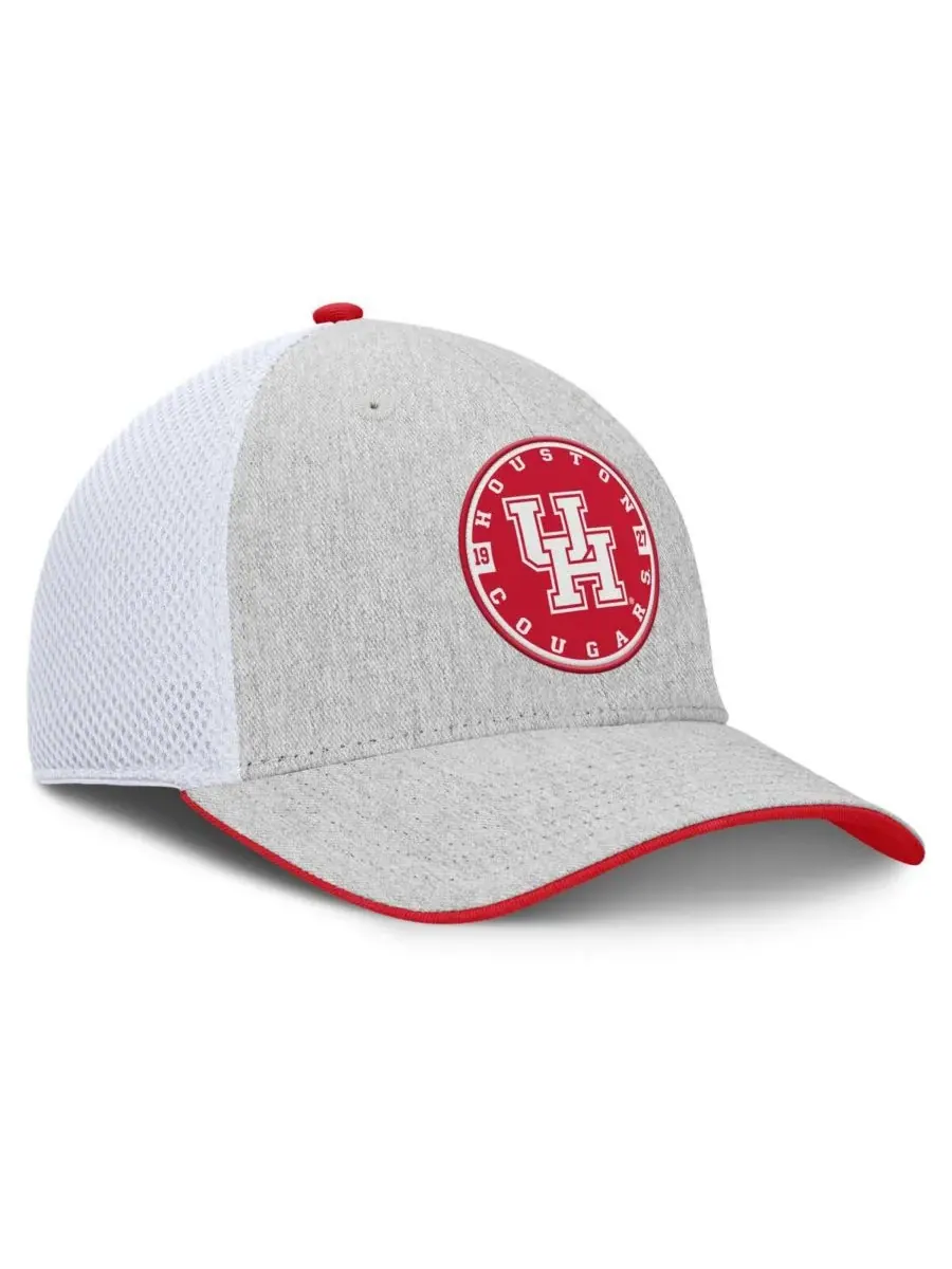Fanatics Мужская светло-серая кепка Houston Cougars Trigger Flex — изображение 3 из 4, серый