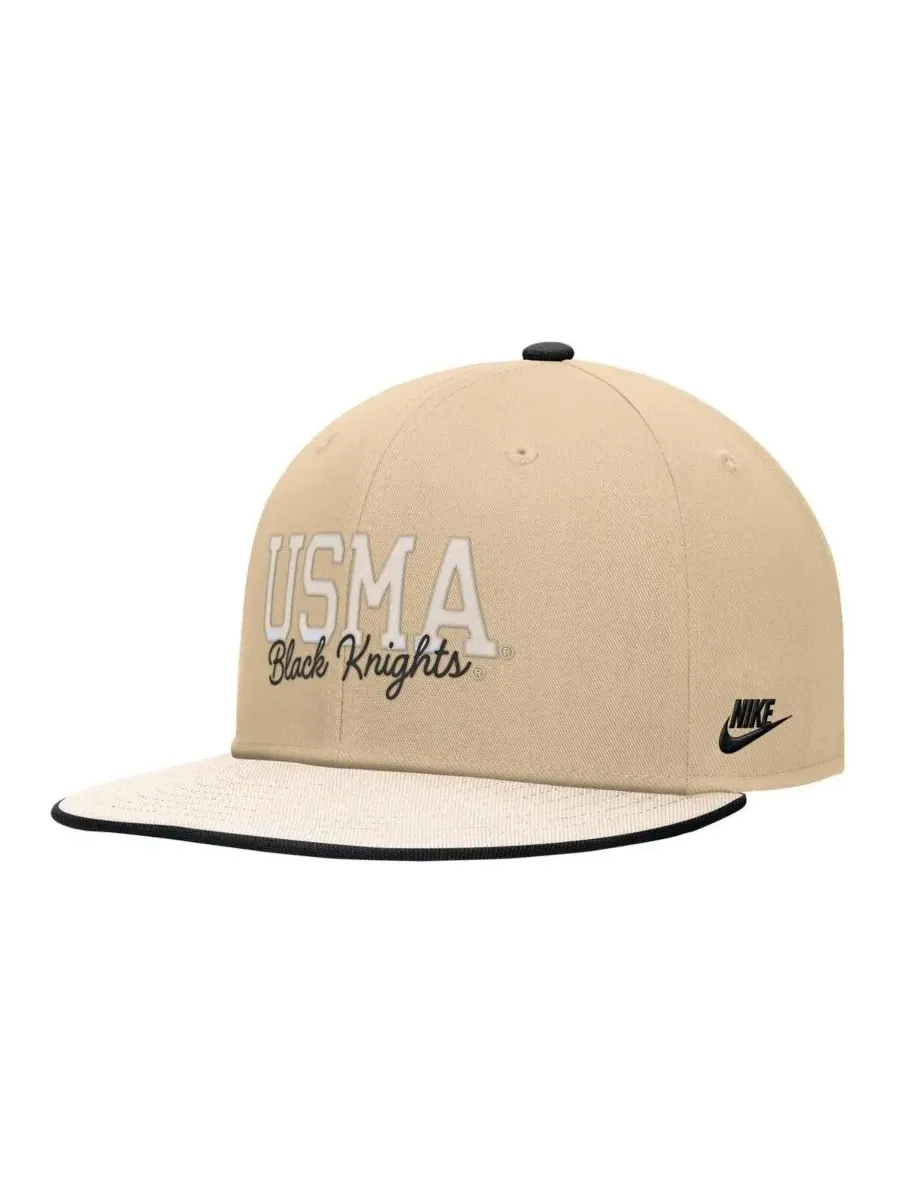 Nike Мужская золотистая бейсболка Army Black Knights Script Pro Dri-FIT Snapback — изображение 1 из 2, золото