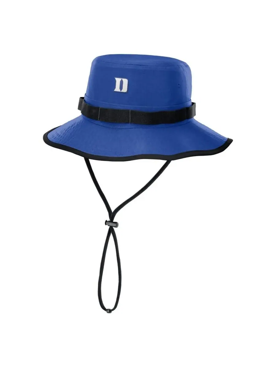 Nike Мужская панама Royal Duke Blue Devils 2025 Sideline Apex Boonie Bucket Hat — изображение 1 из 2, королевский