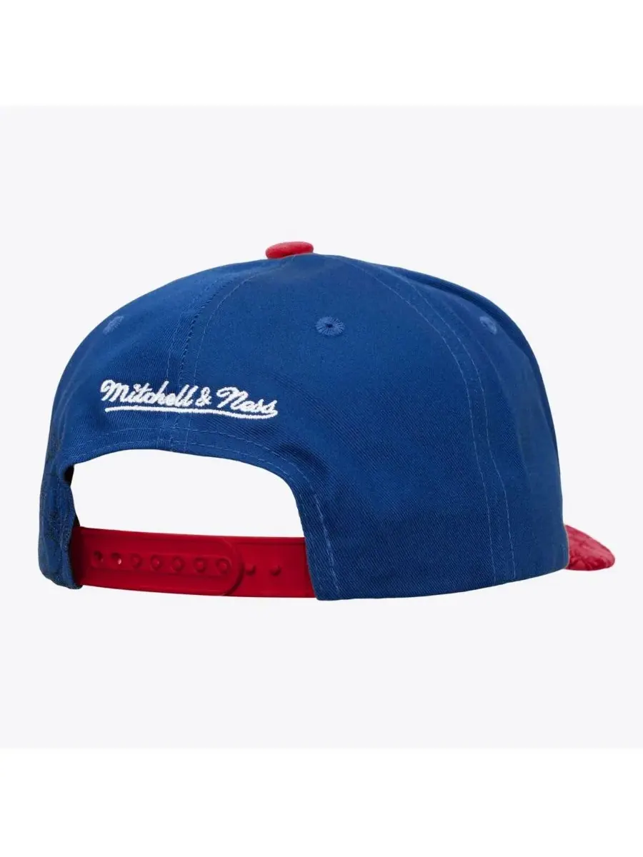 Mitchell & Ness Мужская сине-красная бейсболка Washington Capitals May Flowers Pro Crown с — изображение 2 из 2