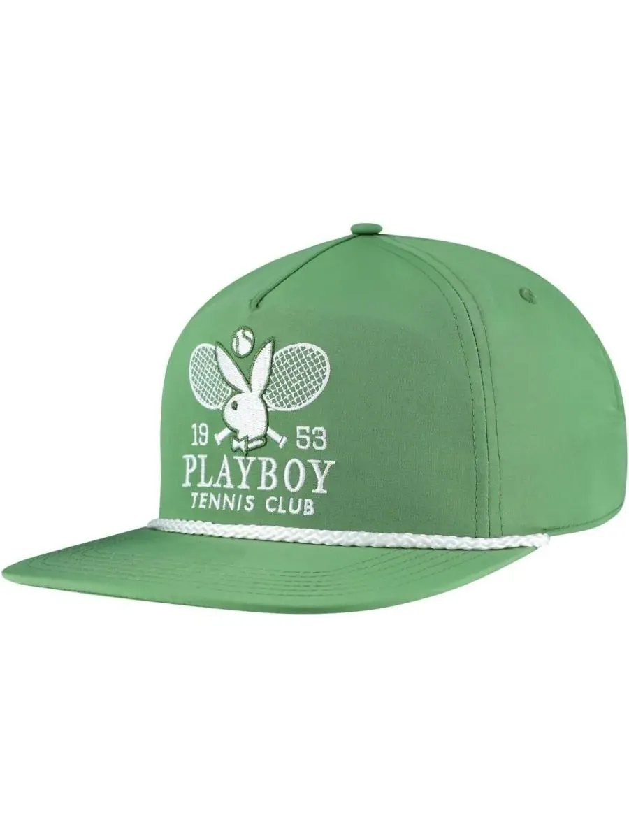 Lids Мужская регулируемая кепка Playboy Tennis Club цвета "келли-зеленый"