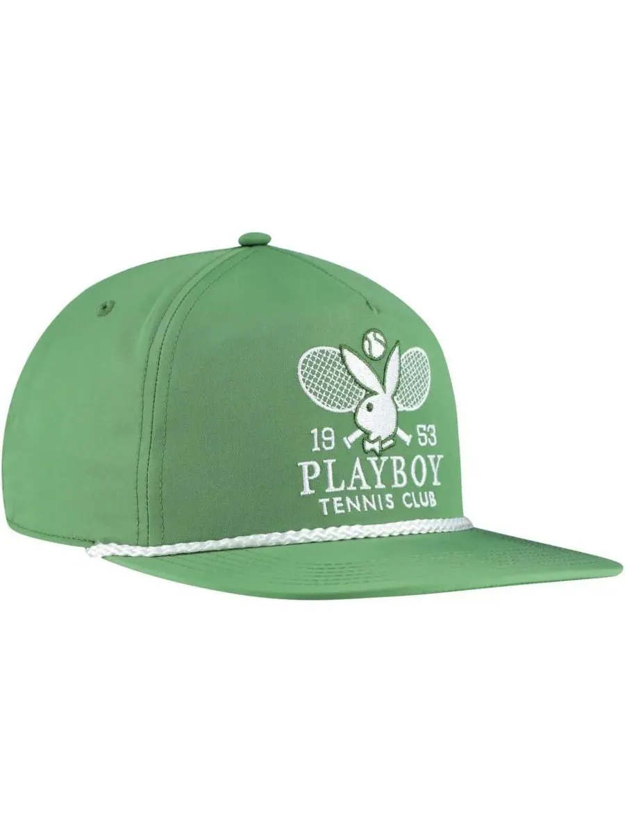Lids Мужская регулируемая кепка Playboy Tennis Club цвета "келли-зеленый" — изображение 3 из 4