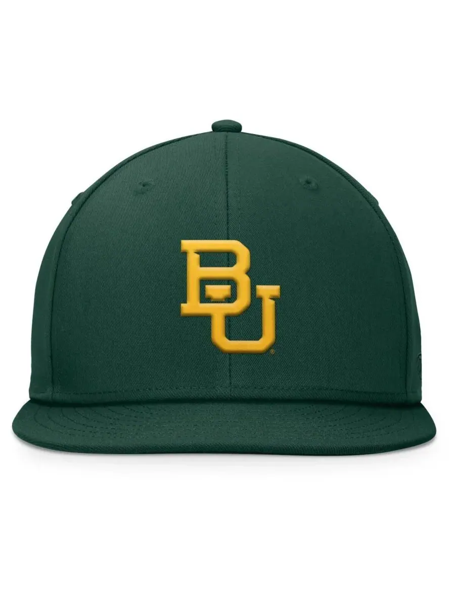 Top of the World Мужская зеленая кепка Baylor Bears Fundamental Snapback — изображение 2 из 4, зеленый