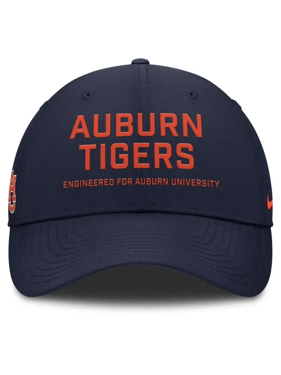 Nike Мужская регулируемая кепка темно-синего цвета с символикой Auburn Tigers 2025 для игрового дня — изображение 2 из 2