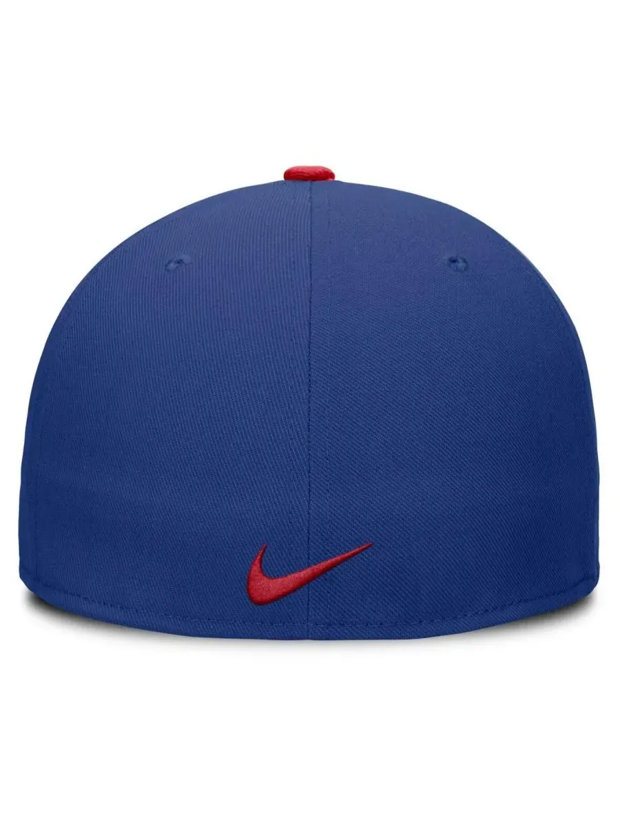 Мужская бейсболка Royal Texas Rangers True Performance Fitted Hat Nike — изображение 2 из 4, королевский