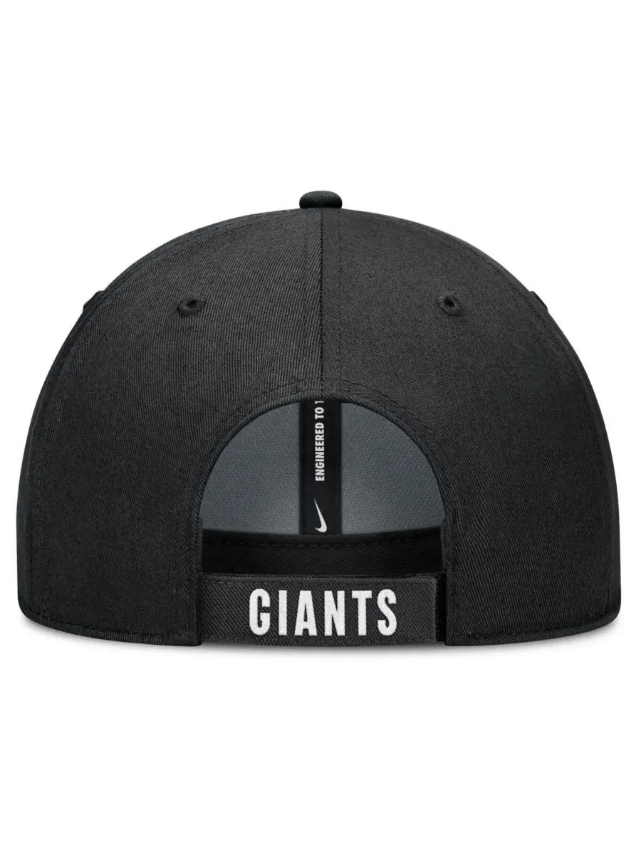 Nike Мужская регулируемая бейсболка San Francisco Giants Club белого/черного цвета — изображение 4 из 4, белый черный