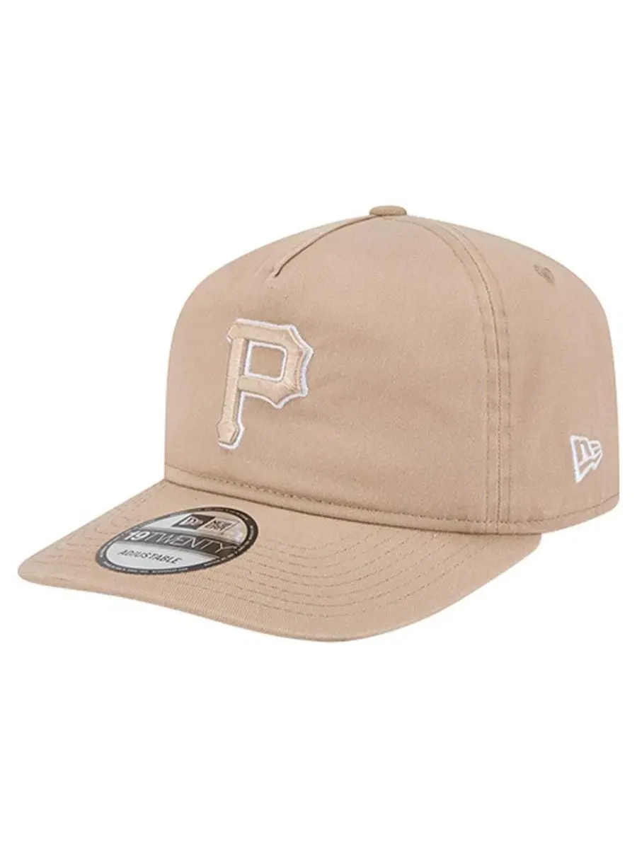 Кепка New Era Cam 19TWENTY с вышитым логотипом Pittsburgh Pirates — изображение 1 из 4, светлый бежевый