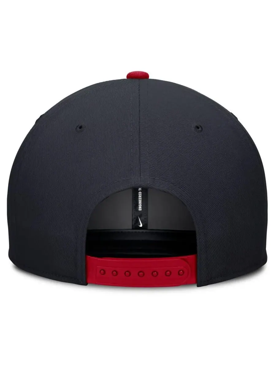 Nike Мужская кепка-бейсболка Minnesota Twins Pro Performance Snapback темно-синего/красного цвета — изображение 2 из 4