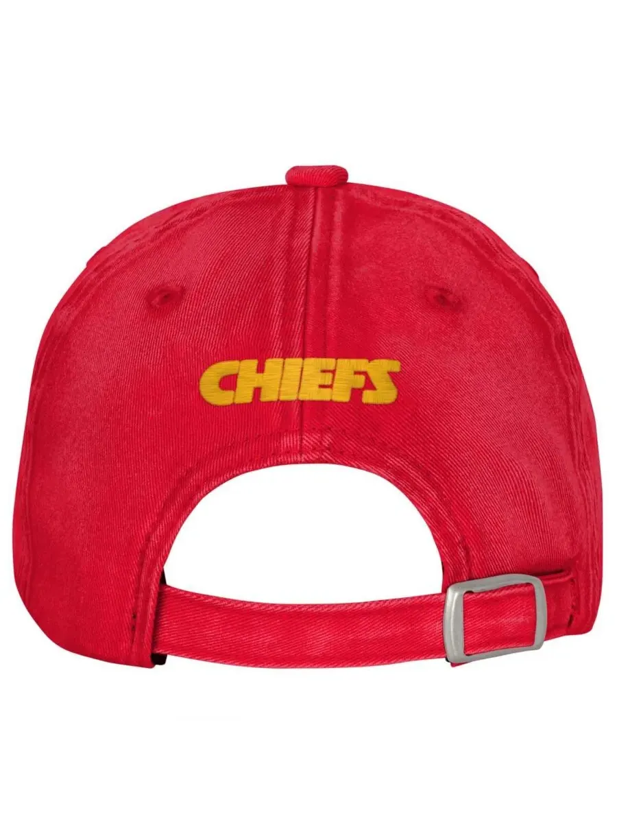 Outerstuff Большая женская красная регулируемая кепка Kansas City Chiefs Gridiron — изображение 2 из 3, красный