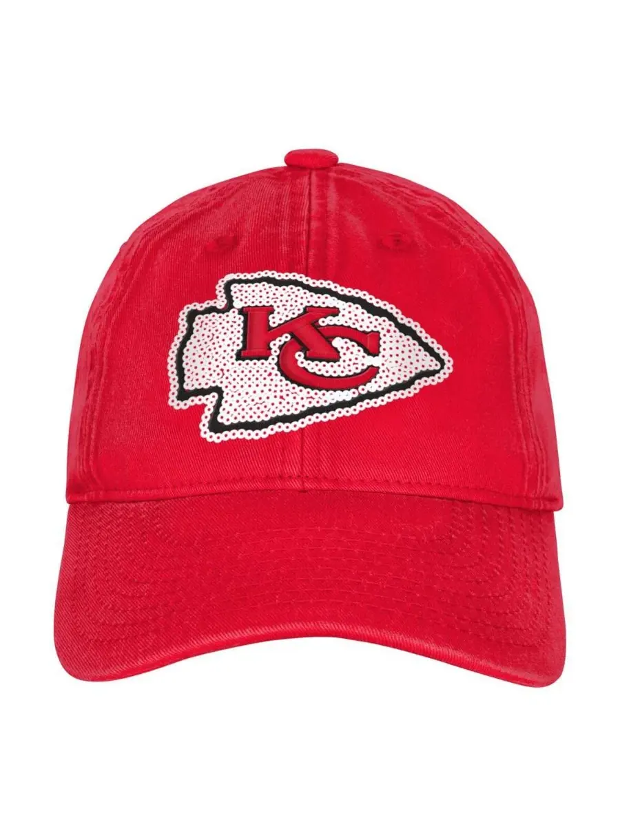 Outerstuff Большая женская красная регулируемая кепка Kansas City Chiefs Gridiron — изображение 3 из 3, красный