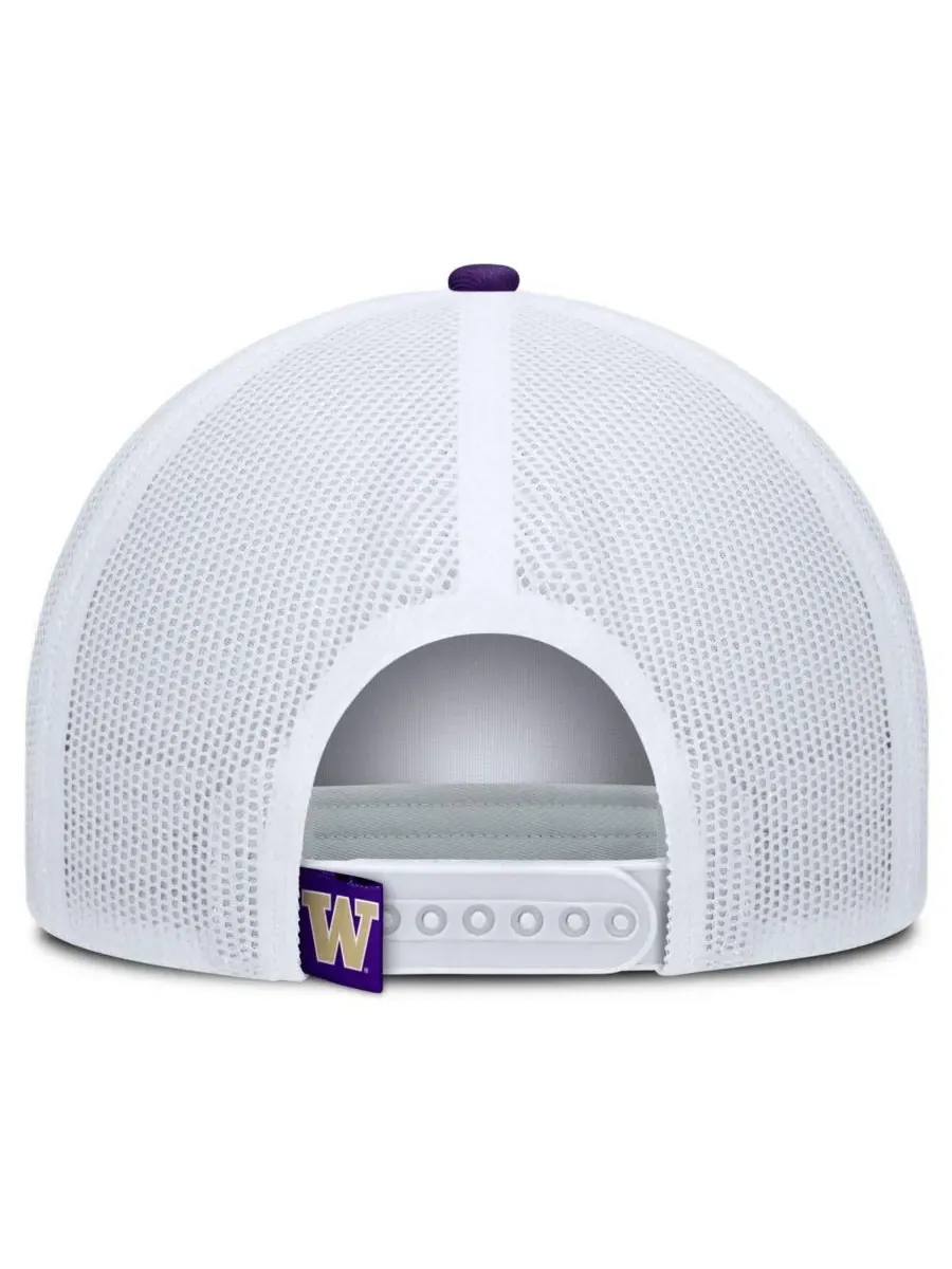 Fanatics Мужская фиолетовая бейсболка Washington Huskies Dutch Foam Front Adjustable Trucker Hat — изображение 2 из 4