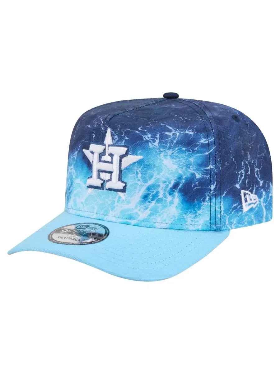 Кепка-снэпбек New Era Houston Astros Deep Water — изображение 1 из 5, светлый синий