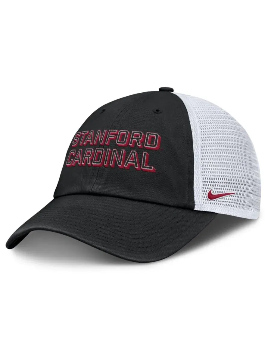 Кепка-тракер с вышивкой Stanford Cardinal Nike — изображение 1 из 4, черный белый
