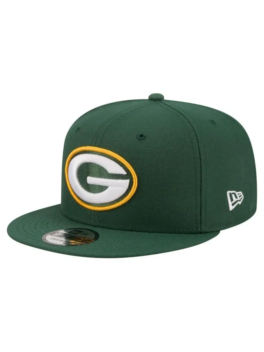 Кепка-снэпбек Green Bay Packers 9FIFTY New Era — изображение 1 из 4, зеленый