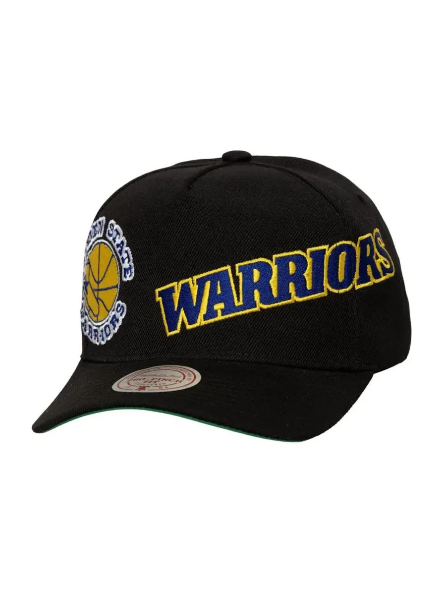 Mitchell & Ness Мужская черная кепка Mitchell Ness Golden State Warriors с логотипом Busted Logo — изображение 1 из 3, черный