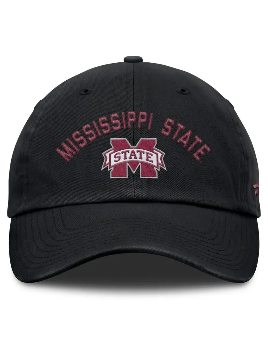 Fanatics Мужская черная регулируемая кепка Mississippi State Bulldogs Myth — изображение 2 из 4, черный