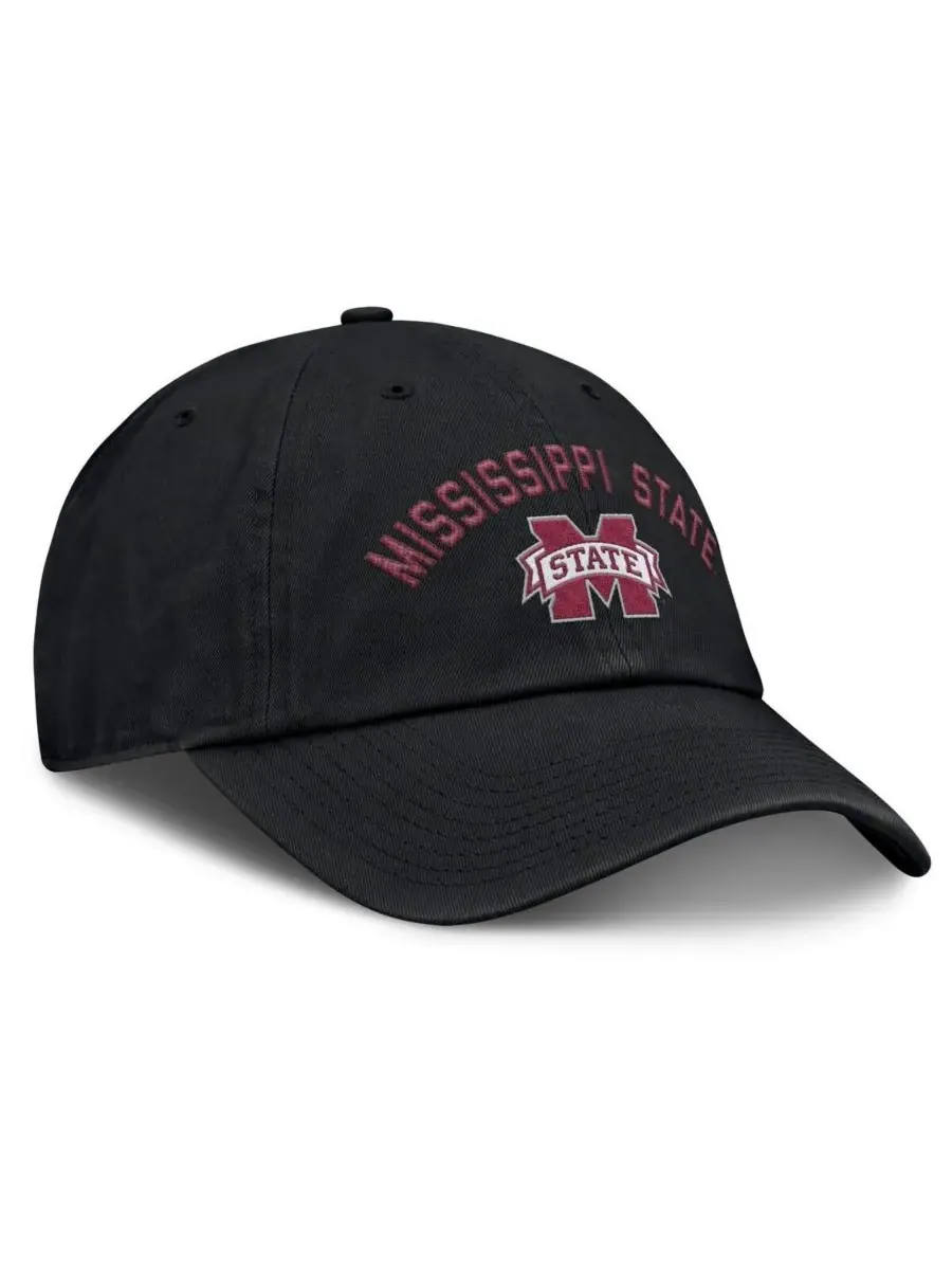 Fanatics Мужская черная регулируемая кепка Mississippi State Bulldogs Myth — изображение 3 из 4, черный